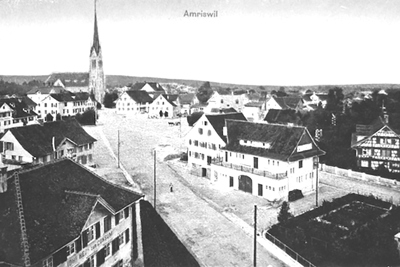 Marktplatz 1910 Quelle Kulturnacht Amriswil Ch