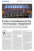 Erstes Grosskonzert im Verrucano begeistert