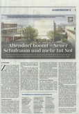 Altendorf boomt - Neuer Schulraum und mehr tut Not